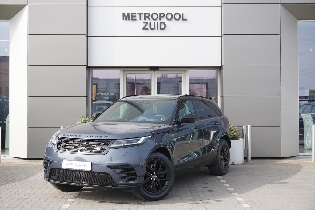 Land Rover Range Rover Velar Dynamic SE PHEV, Auto's, Land Rover, Automaat, 400 pk, Blauw, Bedrijf