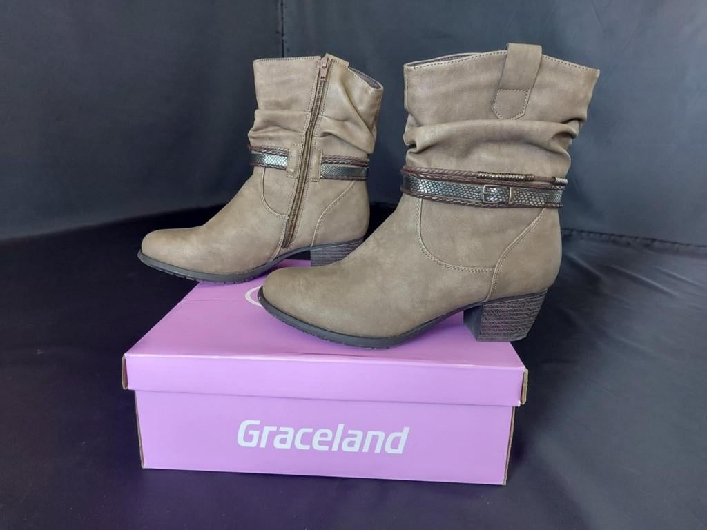 Ladyflex - Korte laarsjes, Bruin, Ophalen of Verzenden, Gedragen, Ladyflex