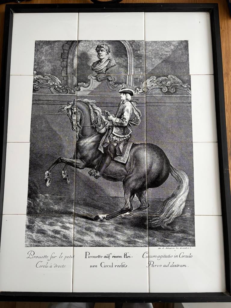 Gravure murale en carrelages de RIdinger, Antiquités & Art, Enlèvement