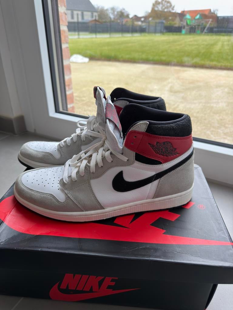 Air Jordan 1 High OG Light Smoke Grey pointure 49,5, Enlèvement, Comme neuf