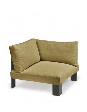 Zetel, Huis en Inrichting, Zetels | Zetels, Zo goed als nieuw, Hoekbank, Eenpersoons, 150 tot 200 cm, 75 tot 100 cm, Metaal, Stof