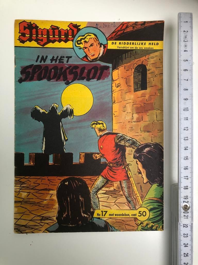 Sigurd de ridderlijke held: in het spookslot, Eén stripboek, Ophalen, Gelezen