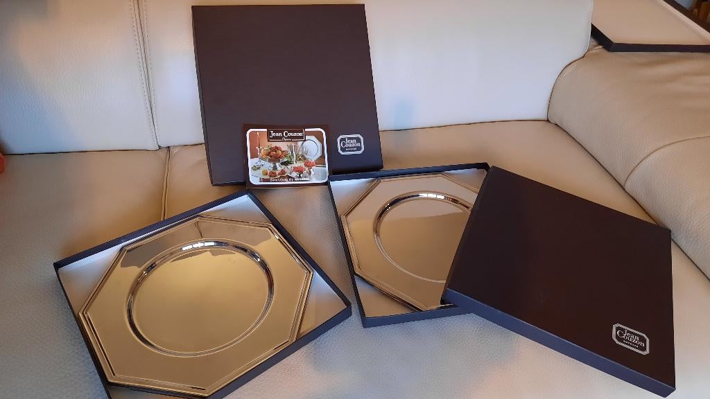 3 Zilveren schalen Jean Couzon, Antiek en Kunst, Ophalen