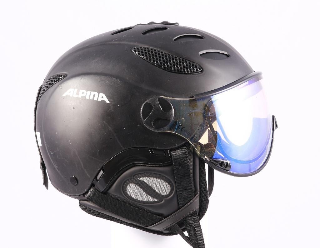 Casque de ski snowboard 60 61 62 cm ALPINA CUSNA VISOR, Sports & Fitness, Ski & Ski de fond, Utilisé, Carving, Enlèvement ou Envoi