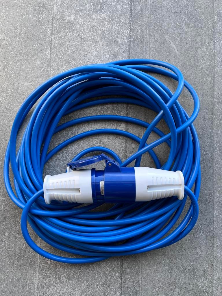 Cable rallonge électrique de camping - 15 m, Ophalen, Nieuw