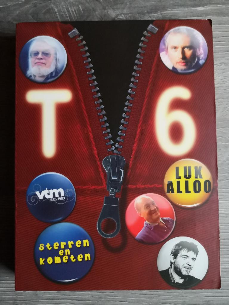 dvd box Luk Alloo - TV6 - sterren en kometen (VTM), Cd's en Dvd's, Ophalen of Verzenden
