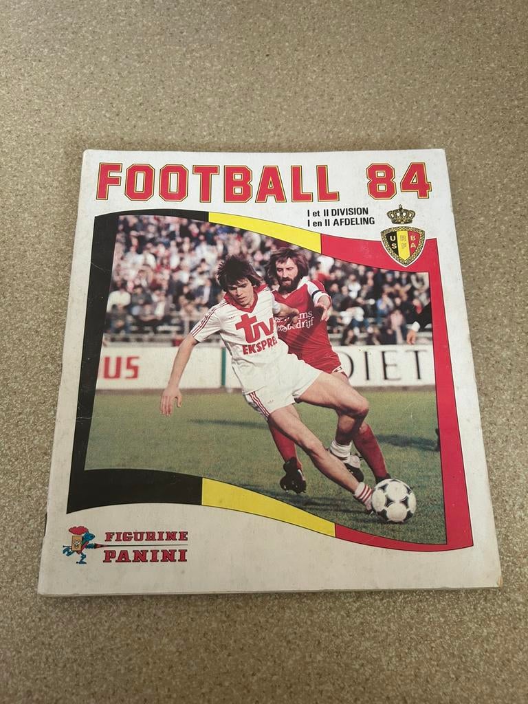 Panini Belgie ‘ Football 84’ compleet, Ophalen of Verzenden, Gebruikt, Meerdere stickers