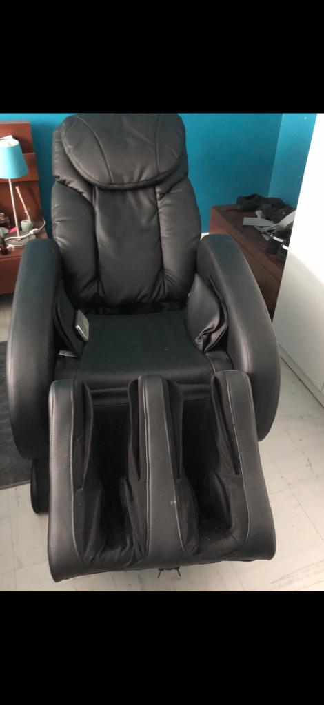 Fauteuil massant, Maison & Meubles, Fauteuils, Utilisé, Tissus, 75 à 100 cm, 100 à 125 cm, Enlèvement ou Envoi