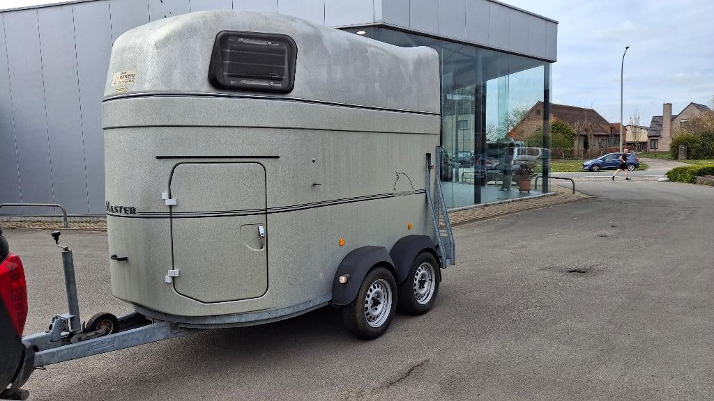 PAARDEN TRAILER, Enlèvement, Utilisé, Aluminium, Remorque 2 chevaux