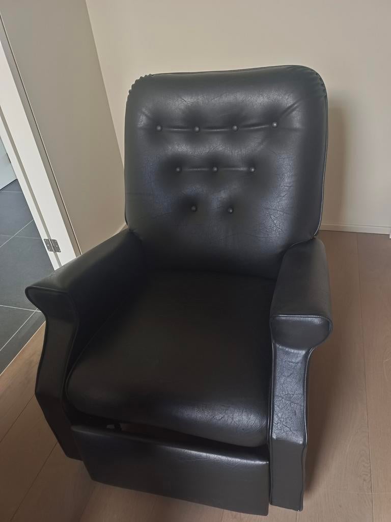 Zwarte relax zetel., Ophalen