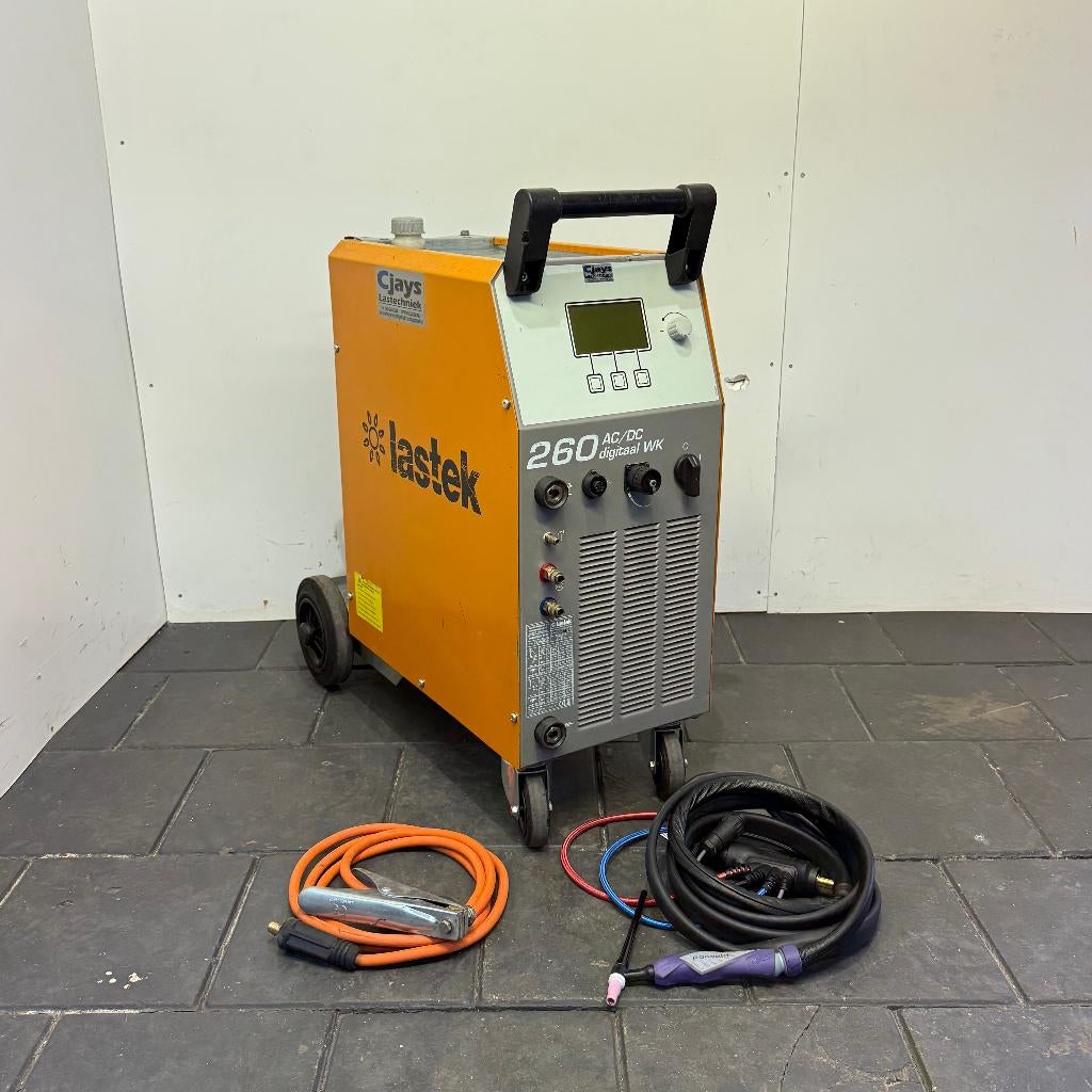 Gebruikt TIG Lasapparaat Lastek Invertig 260 ACDC Digital, Ophalen of Verzenden, Gebruikt, 250 ampère, Tig