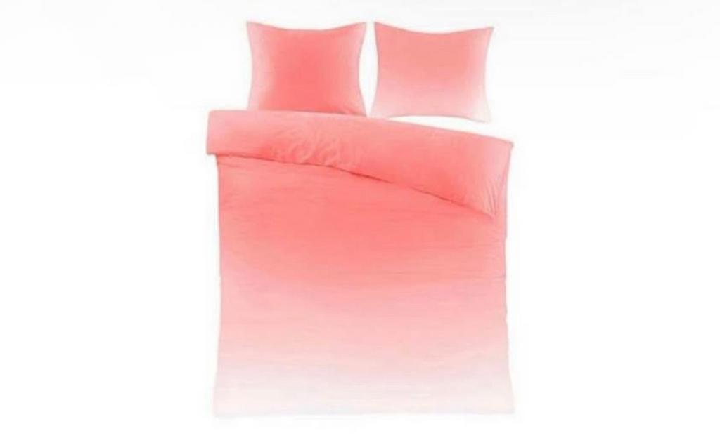Parure de lit double rose (240 x 200 cm) Neuf, Neuf, Enlèvement ou Envoi, Rose, Housse de couette