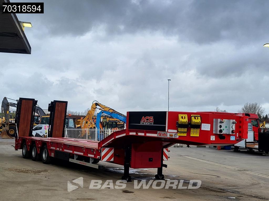 GVN Lowbed 3 essieux NEW! Lift + Steering Axle Hydraulic Fol, Rouge, Achat, Entreprise, Autres carburants