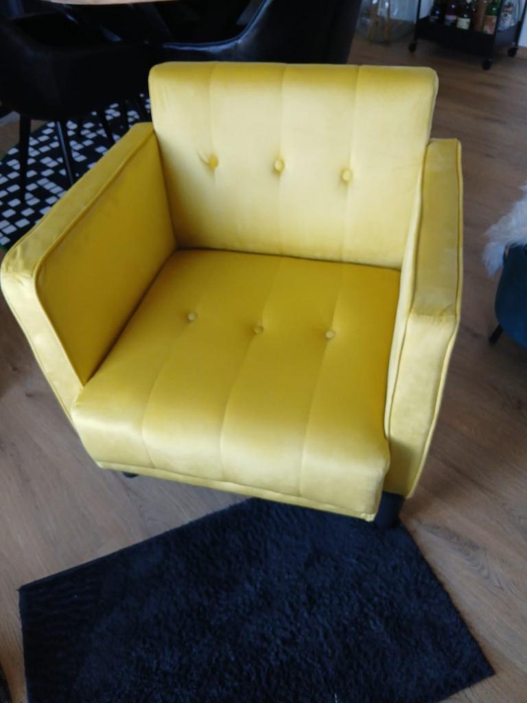 Petit fauteuil tissu, Moins de 75 cm, Comme neuf, Enlèvement, 50 à 75 cm