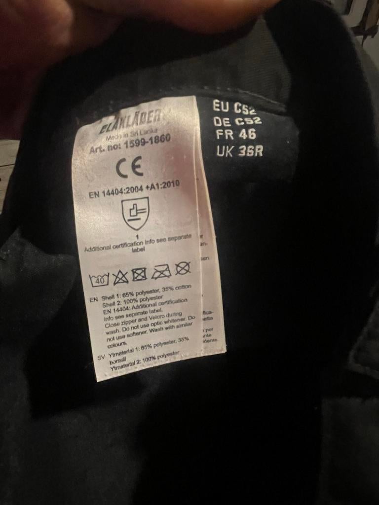 Werbroek blaklader, Ophalen, Gebruikt, Heren, Broek