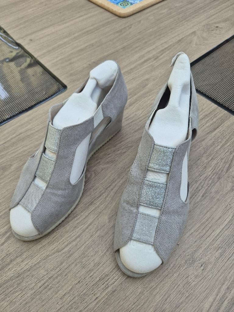 Chaussures d été ouvertes, Enlèvement ou Envoi, Porté, Gris