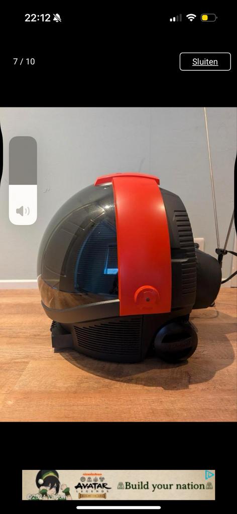 Vintage Philips Discoverer space helmet TV te koop!, Ophalen, Zo goed als nieuw, Philips