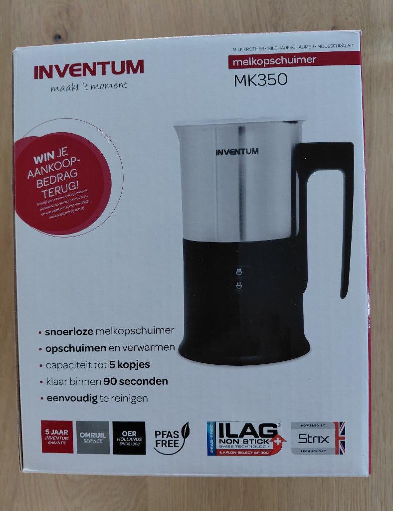 Melkschuimer Inventum NIEUW, Ophalen of Verzenden, Nieuw