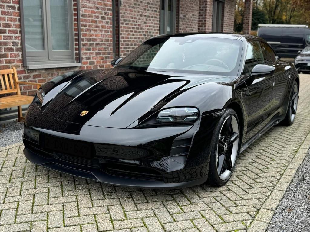 Porsche Taycan 4S 2021, Auto's, Porsche, Wit, Vierwielaandrijving, Te koop, Taycan