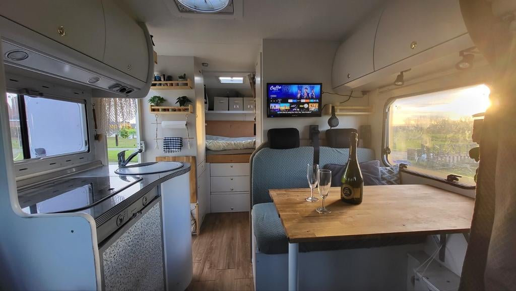 Mobilhome Burstner Marano T590 2.8L, Caravans en Kamperen, Mobilhomes, Standaard zit, Fiat, Tot en met 3, Particulier