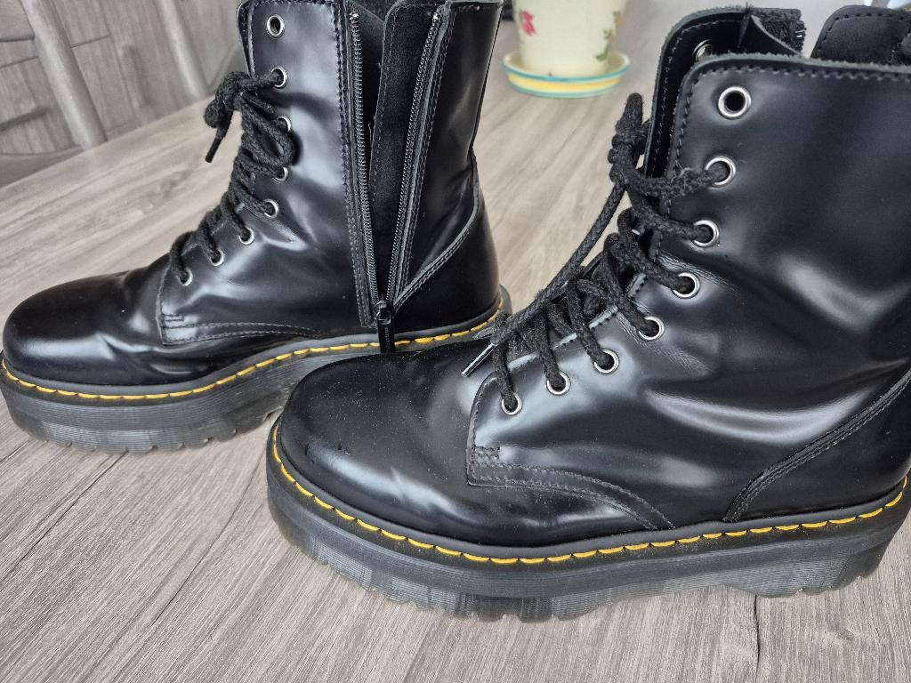 Laarzen Dr.Martens, Enlèvement ou Envoi, Comme neuf, Autres types, Noir
