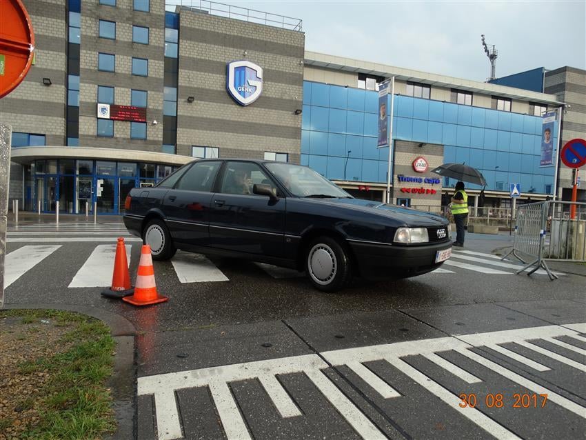 Audi 80 1990  19d, Auto's, Audi, Voorwielaandrijving, Stof, 4 cilinders, Blauw