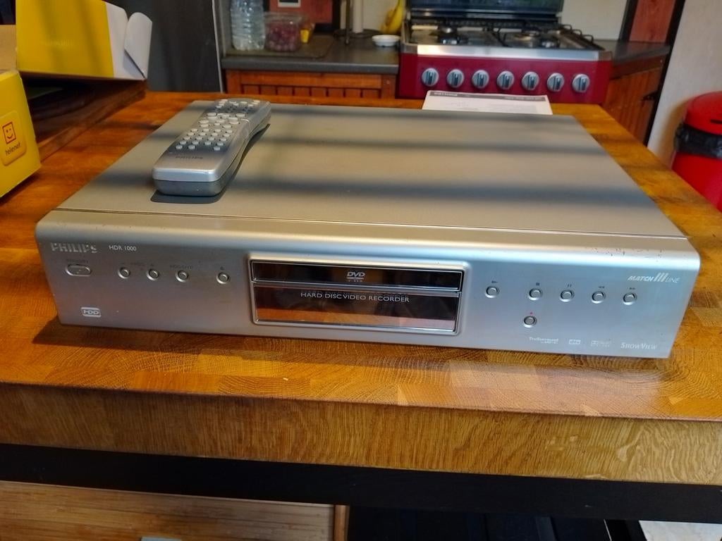 Philips HDR1000 videorecorder, Audio, Tv en Foto, Tuners, Ophalen of Verzenden