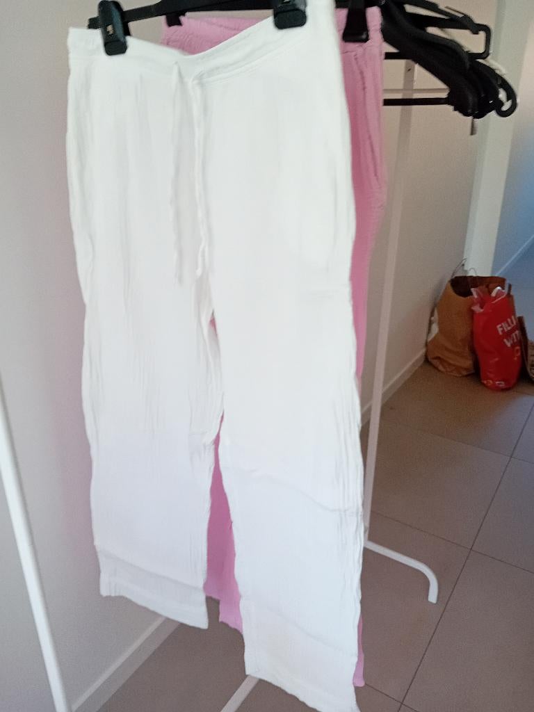 Broeken, Blauw, Ophalen of Verzenden, Lang, Gedragen