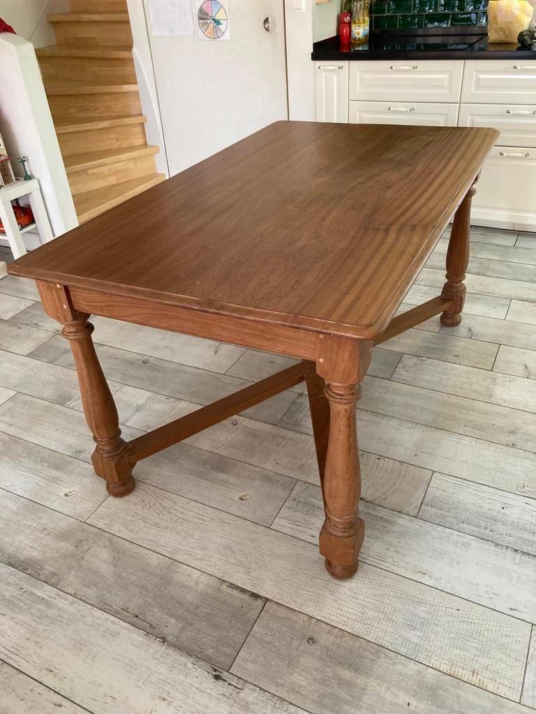 Landelijke tafel, Huis en Inrichting, Tafels | Eettafels, Ophalen, Gebruikt, Eikenhout, 50 tot 100 cm