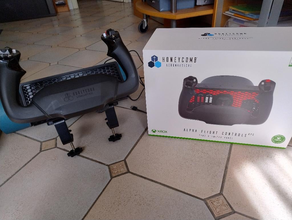 Honeycomb Aeronautical Alpha Flight Controls Yoke, Computers en Software, Joysticks, Zo goed als nieuw, Ophalen