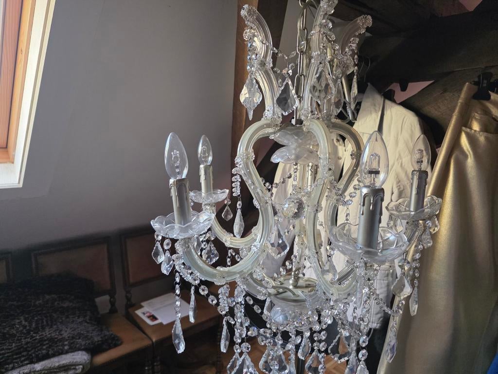 luchter in glas, Ophalen, Nieuw, Glas