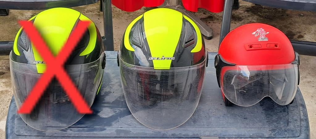 Casque moto scooter quad homologué (voir description), Motos, Enlèvement ou Envoi, Seconde main, L, Femmes