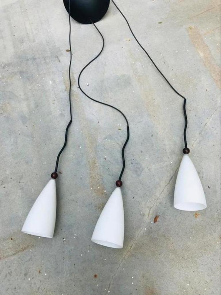 Trio hanglampen, Ophalen, Zo goed als nieuw, Glas