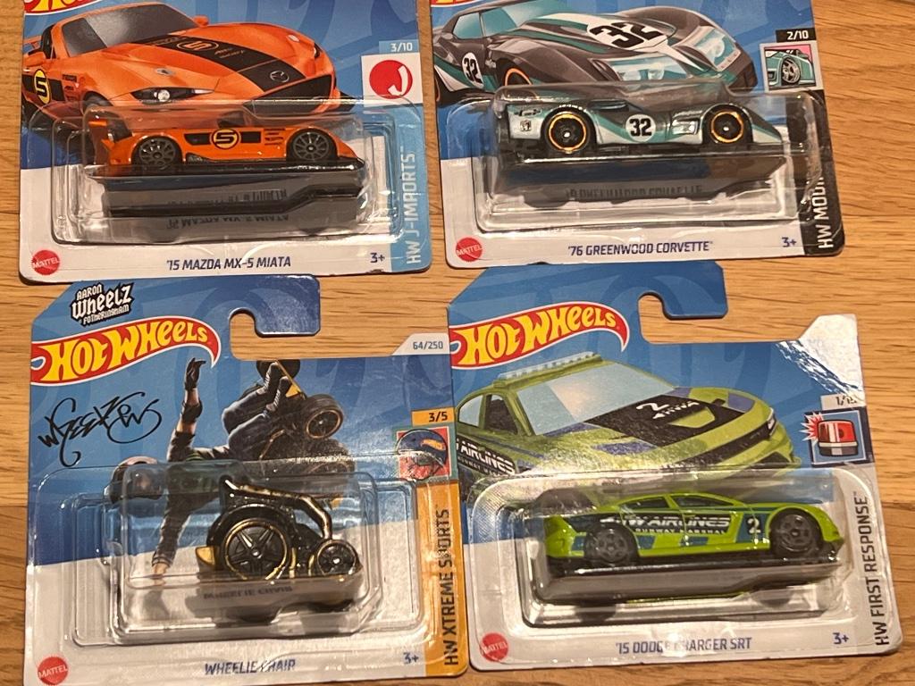 4 Hot wheels auto’s matel, Ophalen, Nieuw