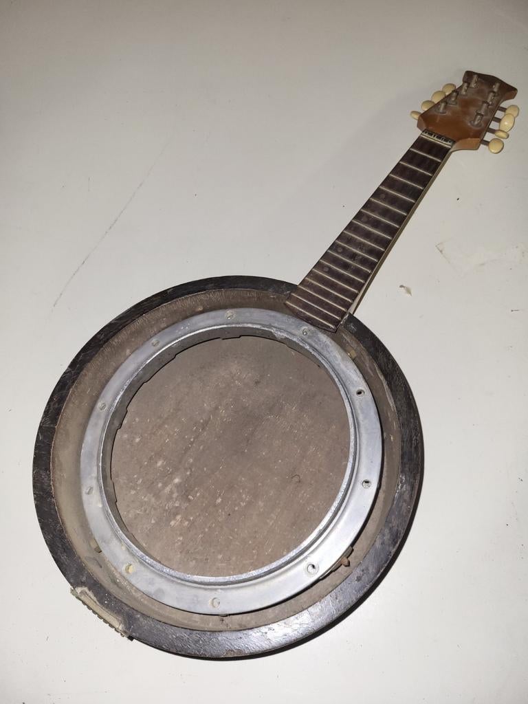 8-snarige Mandoline banjo om te restaureren Marpa, Muziek en Instrumenten, Ophalen of Verzenden, Gebruikt