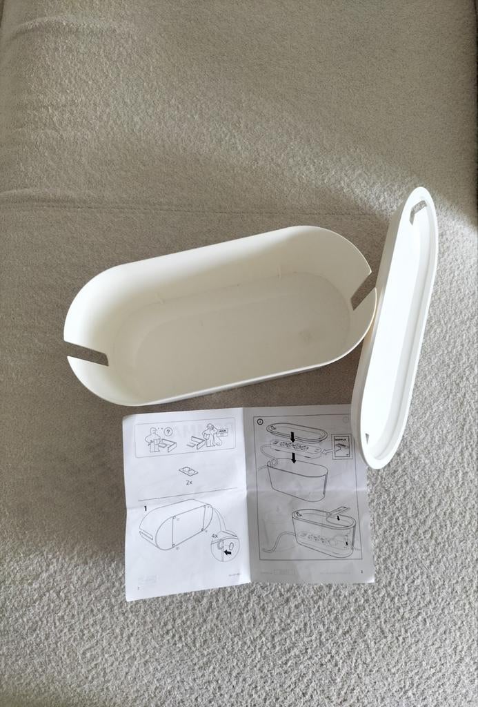 obstrueur de câble blanc d'Ikea comme neuf, Maison & Meubles, Enlèvement ou Envoi, Comme neuf