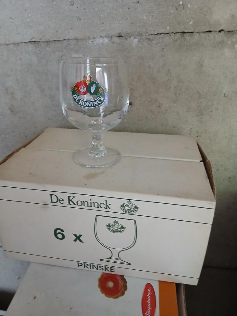6 boules de verres De Koninck, Enlèvement ou Envoi, Comme neuf