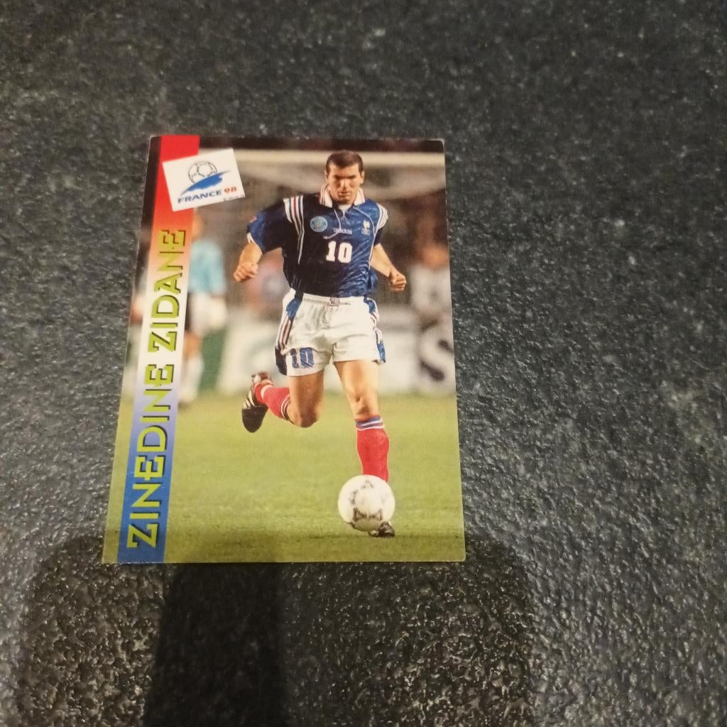 Zidane panini world cup 98 nestlé, Collections, Enlèvement ou Envoi, Utilisé