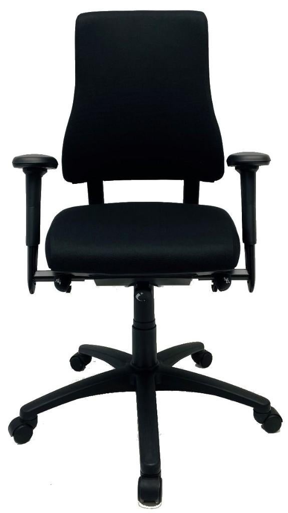 Bureaustoel bma axia pro hoge rug (Refurbished), Enlèvement ou Envoi, Noir