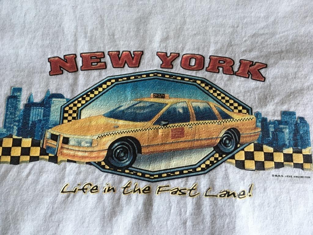 Tee-shirt New York, Vêtements | Hommes, T-shirts, Comme neuf, Taille 52/54 (L), Jaune, Enlèvement ou Envoi