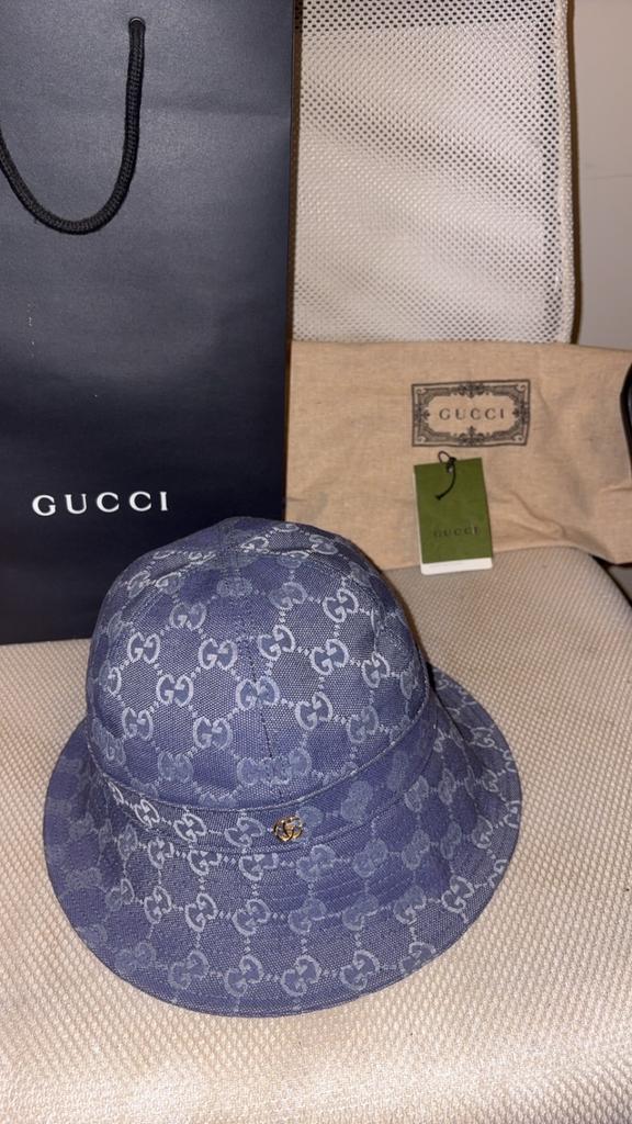 Bob Gucci (dubai bleu), Enlèvement, Neuf, 57 cm (M, 7⅛ pouces) ou moins, Casquette