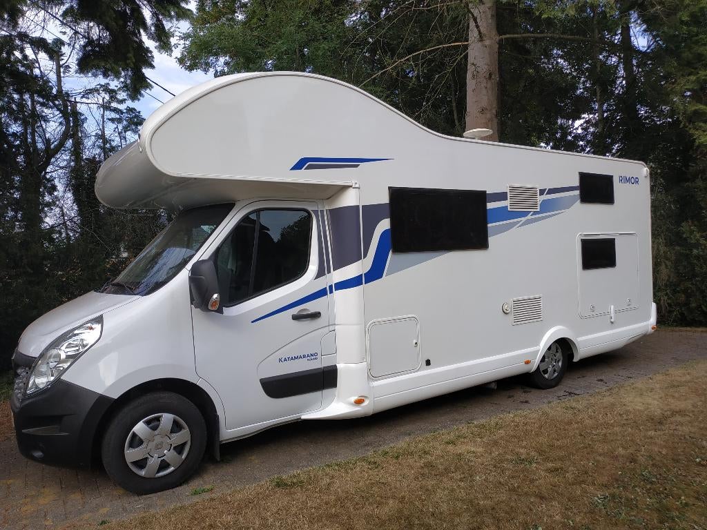 Camping Car Rimor katamarano sound 2 (2019) - 7 places, Caravanes & Camping, Marchepied électrique, Siège standard, Boîte manuelle