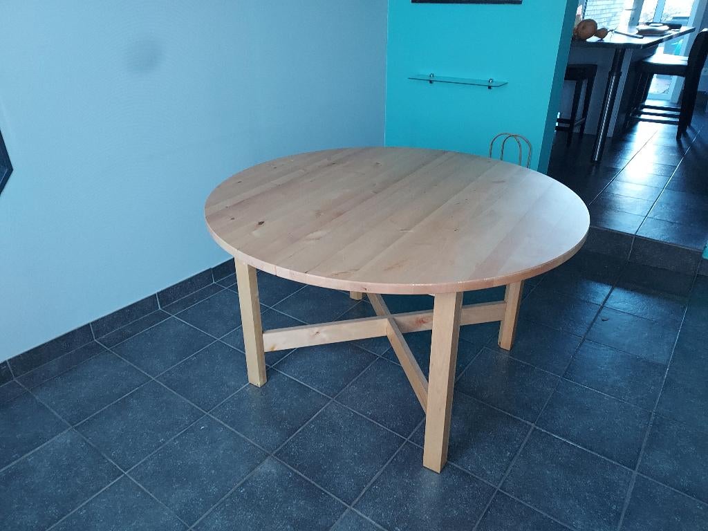 ronde eettafel, Huis en Inrichting, Tafels | Eettafels, Ophalen, 100 tot 150 cm, Klassiek, Rond