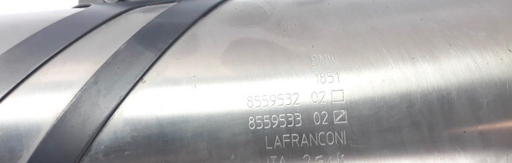 Nieuwe uitlaat einddemper BMW F800R 855953302 Nouveau, Motoren, Ophalen, Nieuw