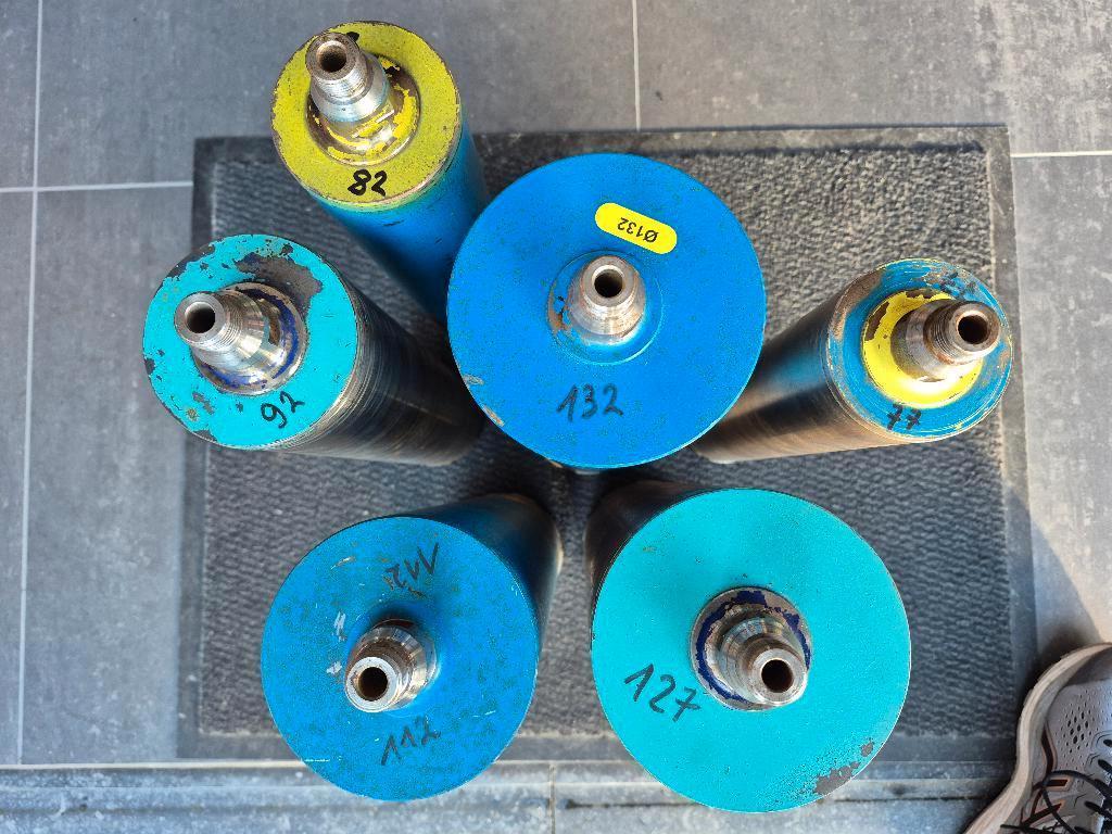 Betonboren 6 stuks 1/2 aansluiting, Ophalen of Verzenden, Gebruikt, Boormachine