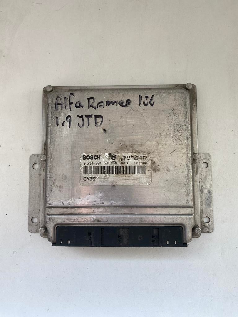 Alfa Romeo 156 (116) 1.9 JTD 0281001891 ECU, Autos : Pièces & Accessoires, Enlèvement ou Envoi, Utilisé, Alfa Romeo