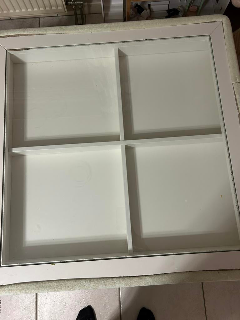 Liatorp salontafel ikea 93x93x51, Huis en Inrichting, Tafels | Salontafels, Ophalen, Gebruikt, 50 tot 100 cm, 50 tot 75 cm