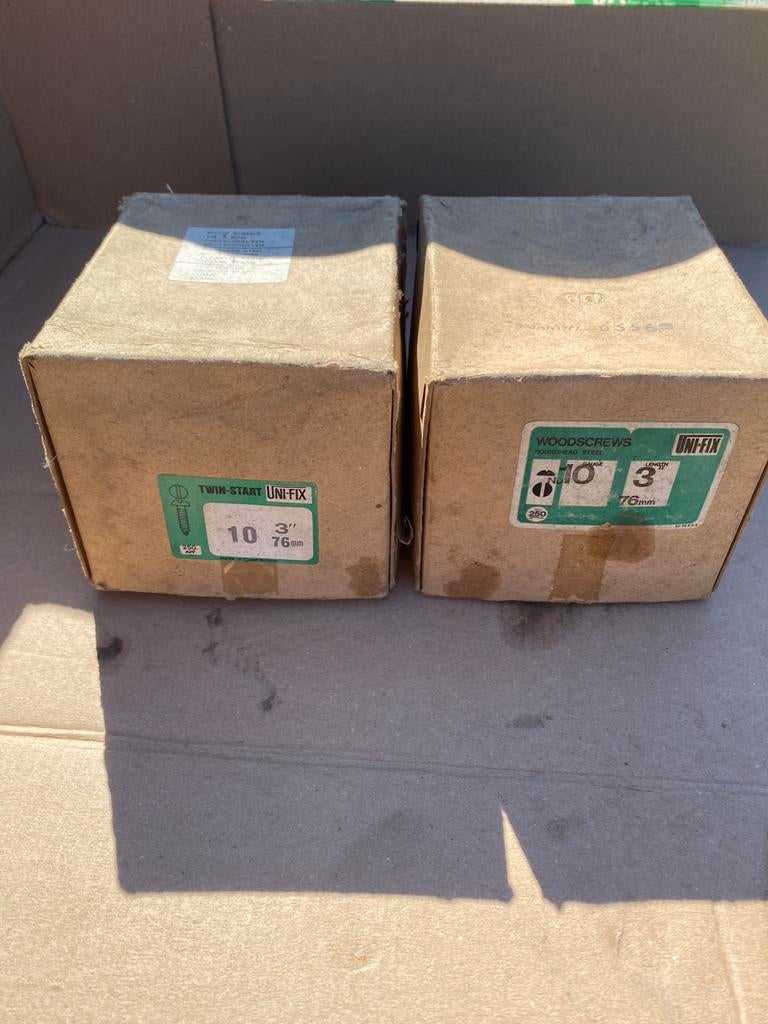 Houtschroeven, Ophalen