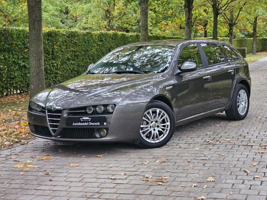 Alfa romeo 159 JTDM 1.9 DIESEL |handgeschakeld | leder, Auto's, Zwart, Leder, Bedrijf, Euro 4