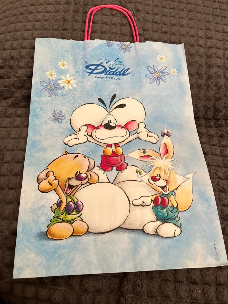 Grote papieren zak diddl, pimboli en mimihopps, Verzamelen, Ophalen of Verzenden, Diddl